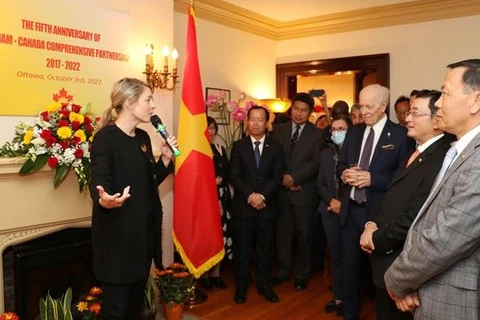越南与加拿大巩固全面伙伴关系