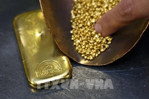 10月5日上午越南国内一两黄金卖出价上涨10万越盾