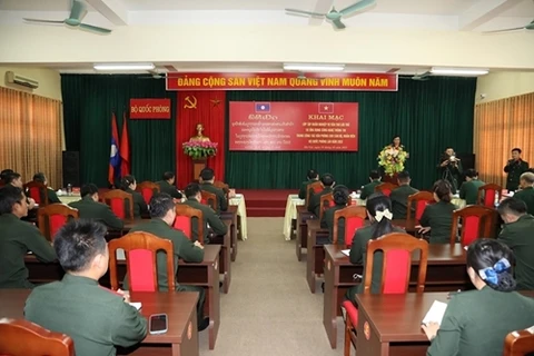 老挝国防干部、人员办公室业务培训班正式开班