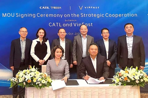 CATL和VinFast推动全球战略合作以研发电动汽车