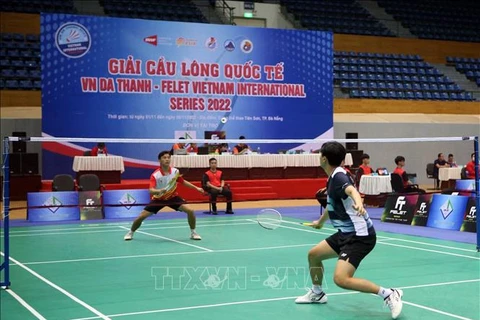 逾200名运动员参加2022年岘港市国际羽毛球比赛
