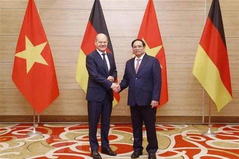 德国总理奥拉夫·朔尔茨强调越南是德国的重要伙伴