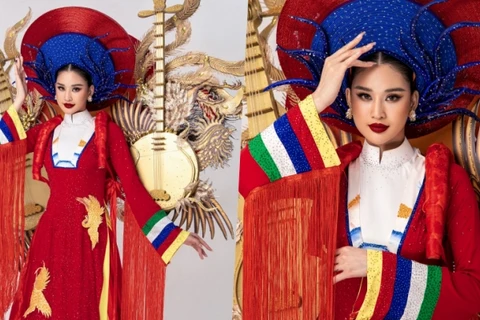 2022年世界旅游小姐选美大赛：向国际友人推广越南顺化宫廷雅乐