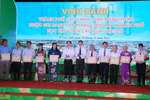 越南同塔省：表彰联合国教科文组织的全球学习城市