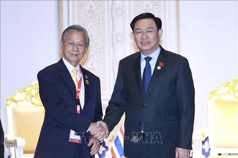 国会主席王廷惠会见泰国众议院议长