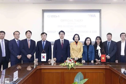 促进越韩两国通讯社的合作