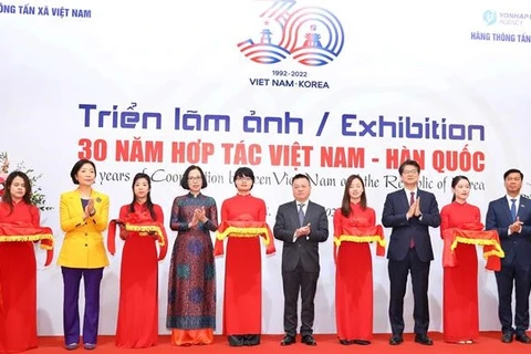 “越南-韩国合作30周年”图片展举行 