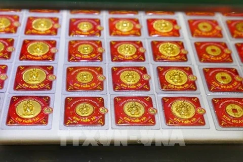 12月30日上午越南国内一两黄金卖出价上涨10万越盾