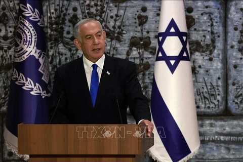 越南领导人向以色列领导人致贺电