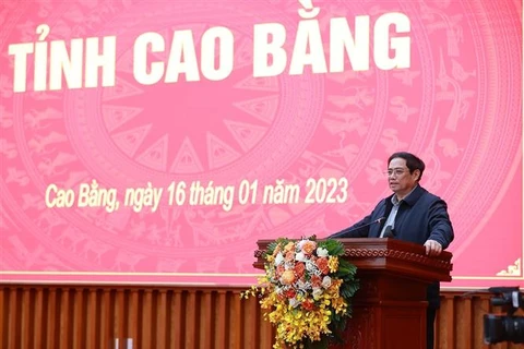 越南政府总理范明政：高平省应重点发展口岸经济
