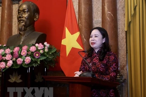 越南国家副主席武氏映春女士担任国家代理主席一职
