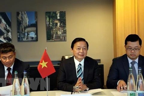 2022年达沃斯世界经济论坛: 越南政府副总理陈红河在多场重要会议上发表讲话