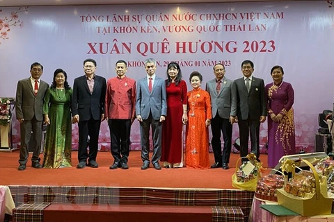 旅居泰国孔敬越南人社群喜迎2023年春节
