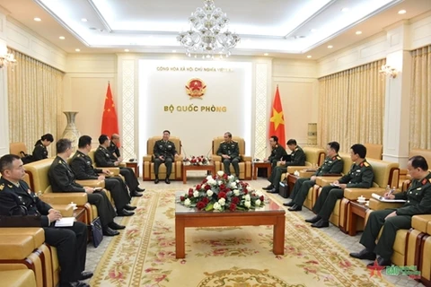 越南与中国推进双边防务合作