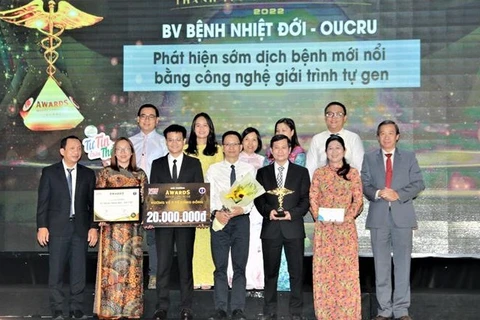 10个优秀工程荣获2022年“越南医学成就奖”