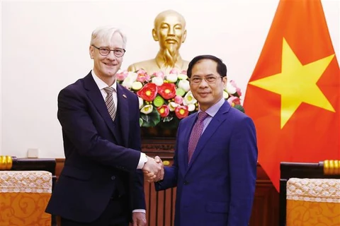 越南外交部长裴青山会见挪威外交国务秘书