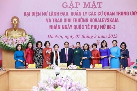 越南政府总理范明政：为越南妇女发挥积极作用营造良好环境和创造有利条件