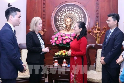 越南胡志明市与美国伙伴加强合作