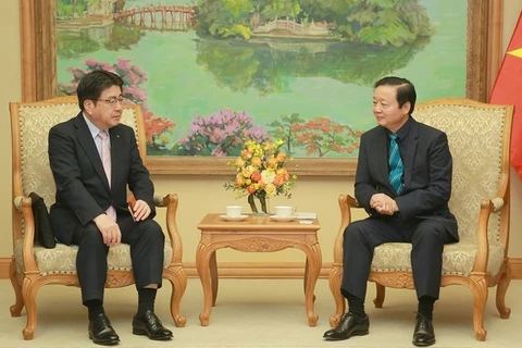 越南政府副总理陈红河会见日本丸红株式会社集团领导