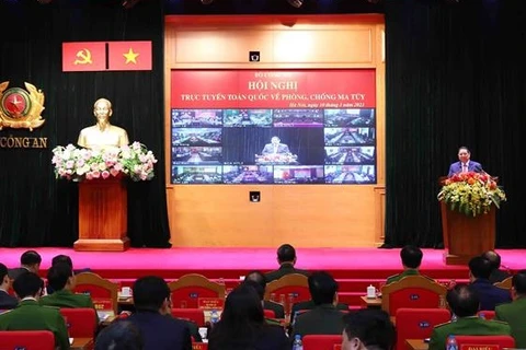  越南政府总理范明政出席全国禁毒工作会议
