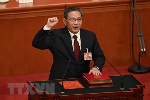越南政府总理向中国国务院新任总理致贺电