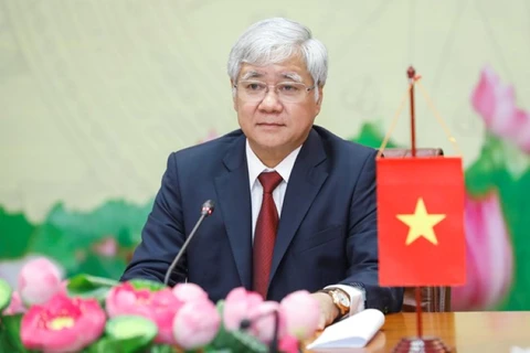 越南祖国阵线中央委员会主席向中国新任全国政协主席王沪宁致贺电