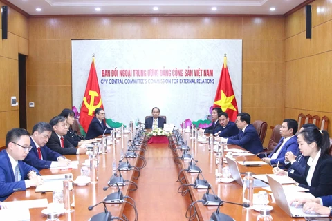 越南共产党代表团出席中国共产党与世界政党高层对话会