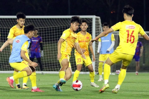 2023多哈杯：越南U23球队为最后一场比赛做好准备