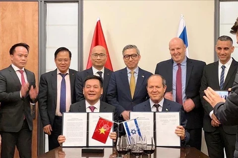 越南与以色列完成自由贸易协定谈判
