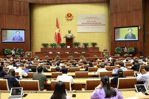 越南国会主席王廷惠主持召开专职国会代表会议