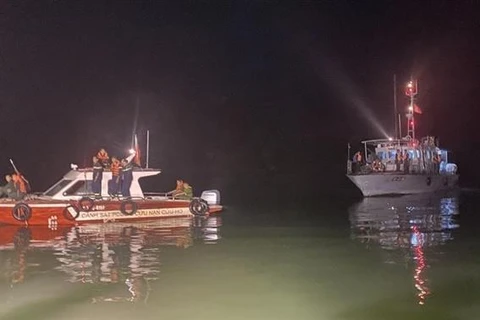 越南直升机坠落在下龙湾海域事故：快速全面有效开展搜救工作