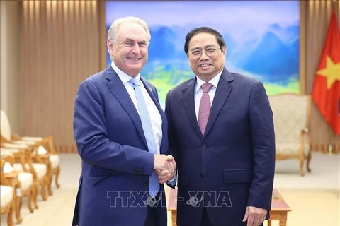 越南政府总理范明政会见澳大利亚贸易和旅游部长