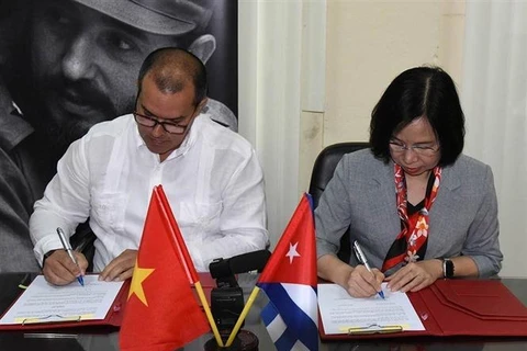 越南通讯社与古巴拉丁美洲通讯社加强合作