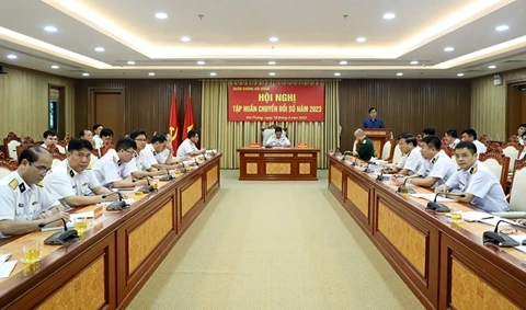 越南海军军种召开数字化转型培训会议