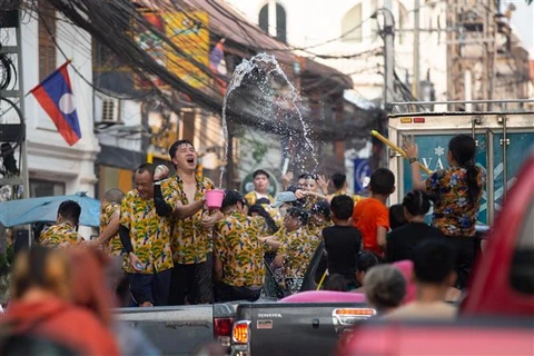 老挝传统春节期间交通事故增多