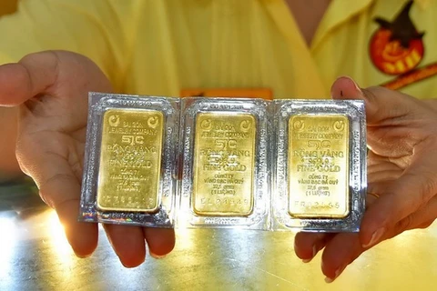 4月28日上午越南国内黄金卖出价下降10万越盾