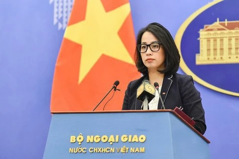 越南外交部副发言人就在澳大利亚发行的某些物品有“黄旗”形象一事答记者问