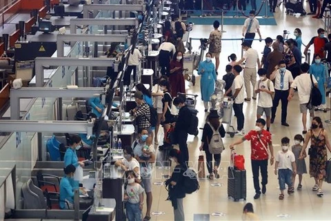 越南假期期间各航空港旅客吞吐量超过100万人次