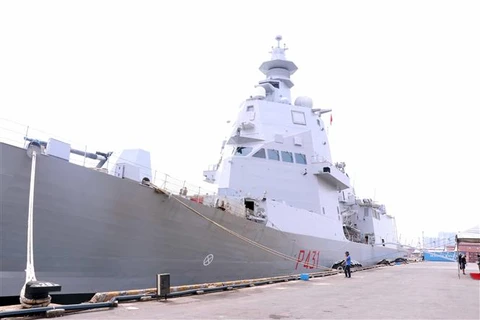 意大利海军舰艇访问胡志明市