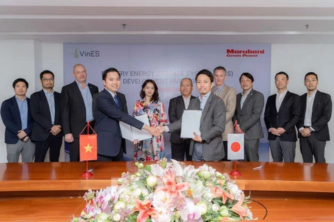 越南VinES与日本Marubeni合作在越南开发电池储能系统 