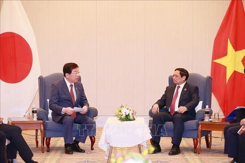 越南政府总理范明政会见日本议员