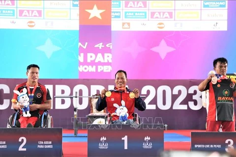 第12届东残会：越南残疾人体育代表团创造诸多新记录