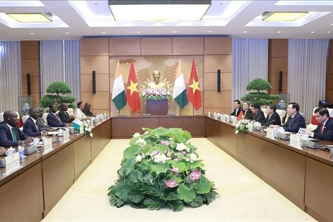科特迪瓦国民议会议长比克多戈访问越南：为越科两国合作开启新机遇