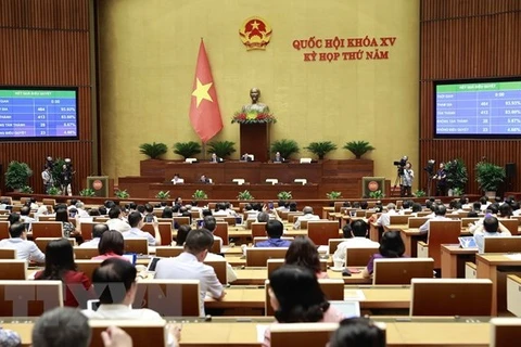 越南第十五届国会第五次会议：国会就两项法律草案进行讨论