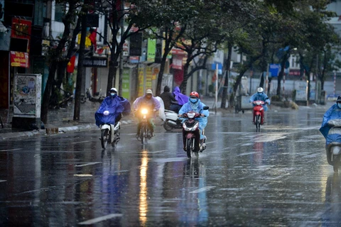 越南北部雷阵雨天气持续