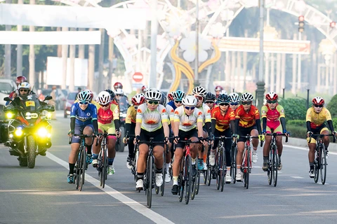 55名国内外运动员参加2023年安江女子自行车公开赛