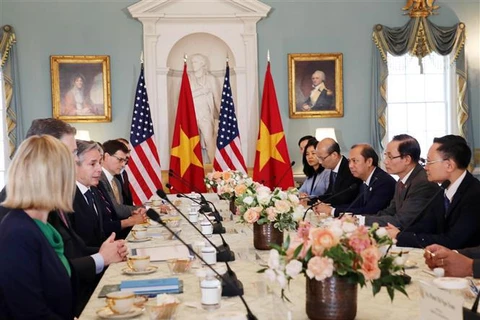 越共中央对外部代表团圆满结束对美国的工作访问