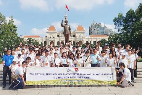 2023年第16次“侨胞青少年与胡志明市青年”夏令营开营