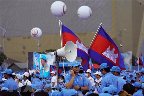 柬埔寨大选：首相洪森呼吁选民踊跃投票