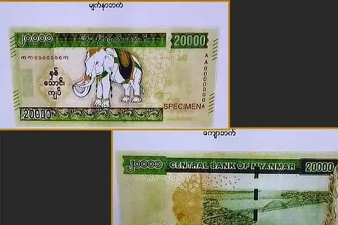 缅甸即将发行高面值的纸钞